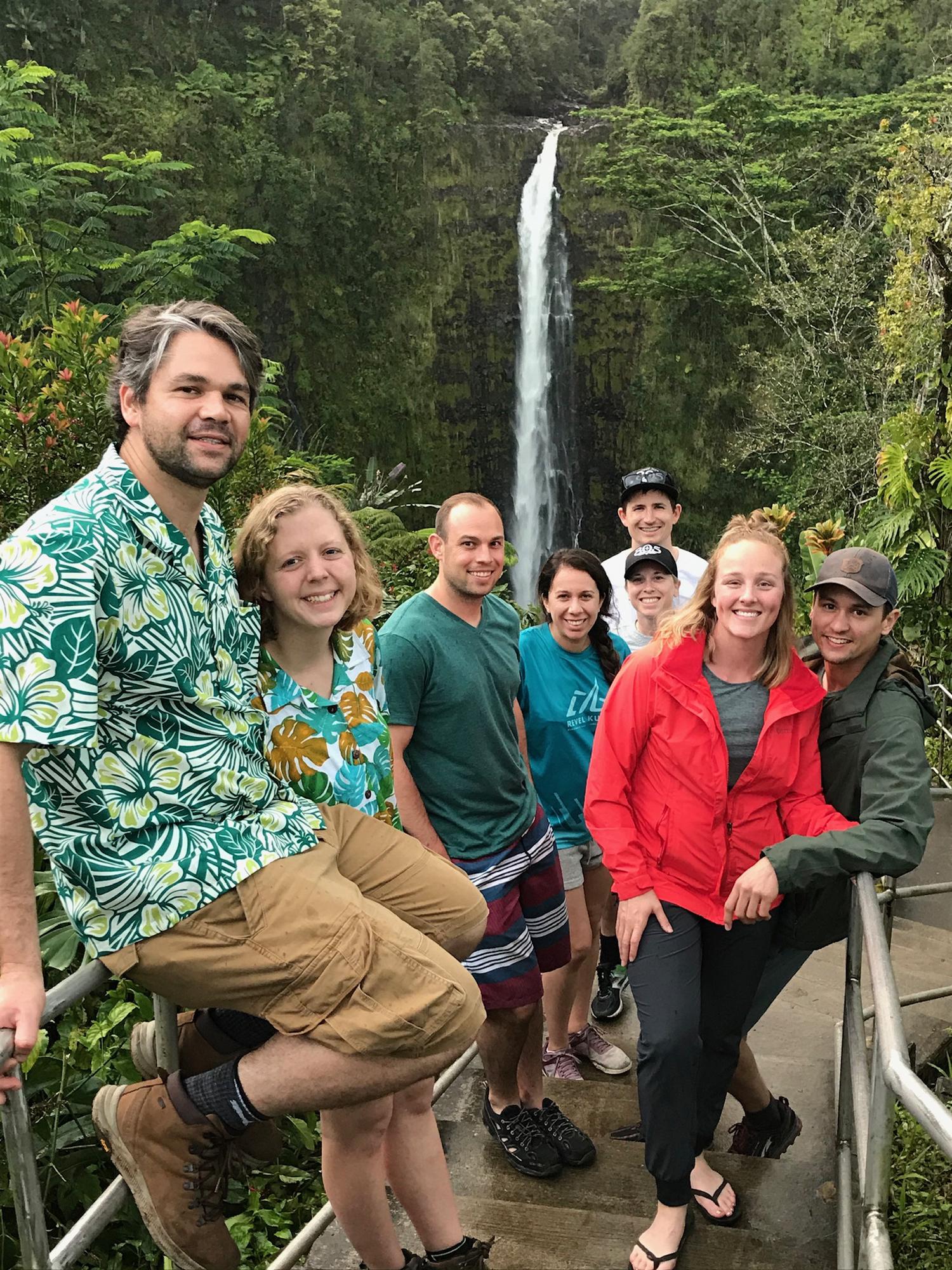 Akaka Falls trek with the crew, Hilo-HI