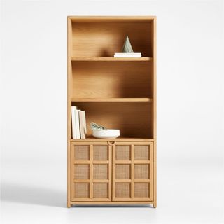 Campagna 3-Shelf Storage Bookcase Cabinet