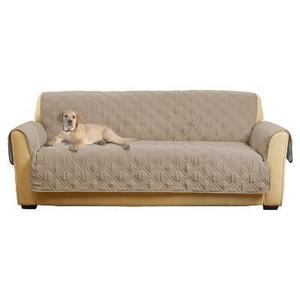 Tan Non-Slip/Waterproof Sofa Furniture Cover - Sure Fit