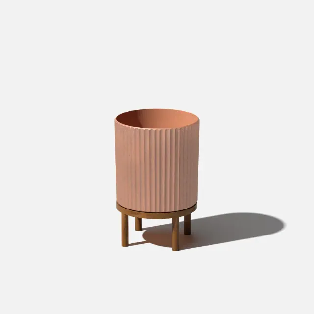 Veradek Demi Series Raised 12" Plastic-Stone Planter -