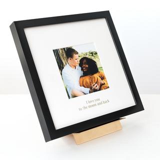 Gift Card For The Aiden With Personalized Mat And Frame Stand