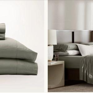 Signature Hemmed Sheet Set - Juniper - King W/ King Cases