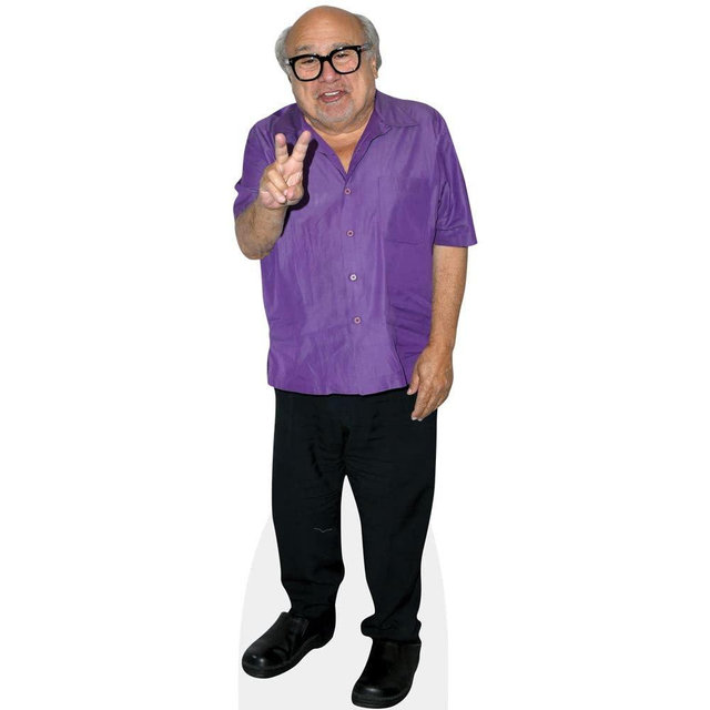 Celebrity Cutouts Danny DeVito (Purple Shirt) Mini Size Cutout
