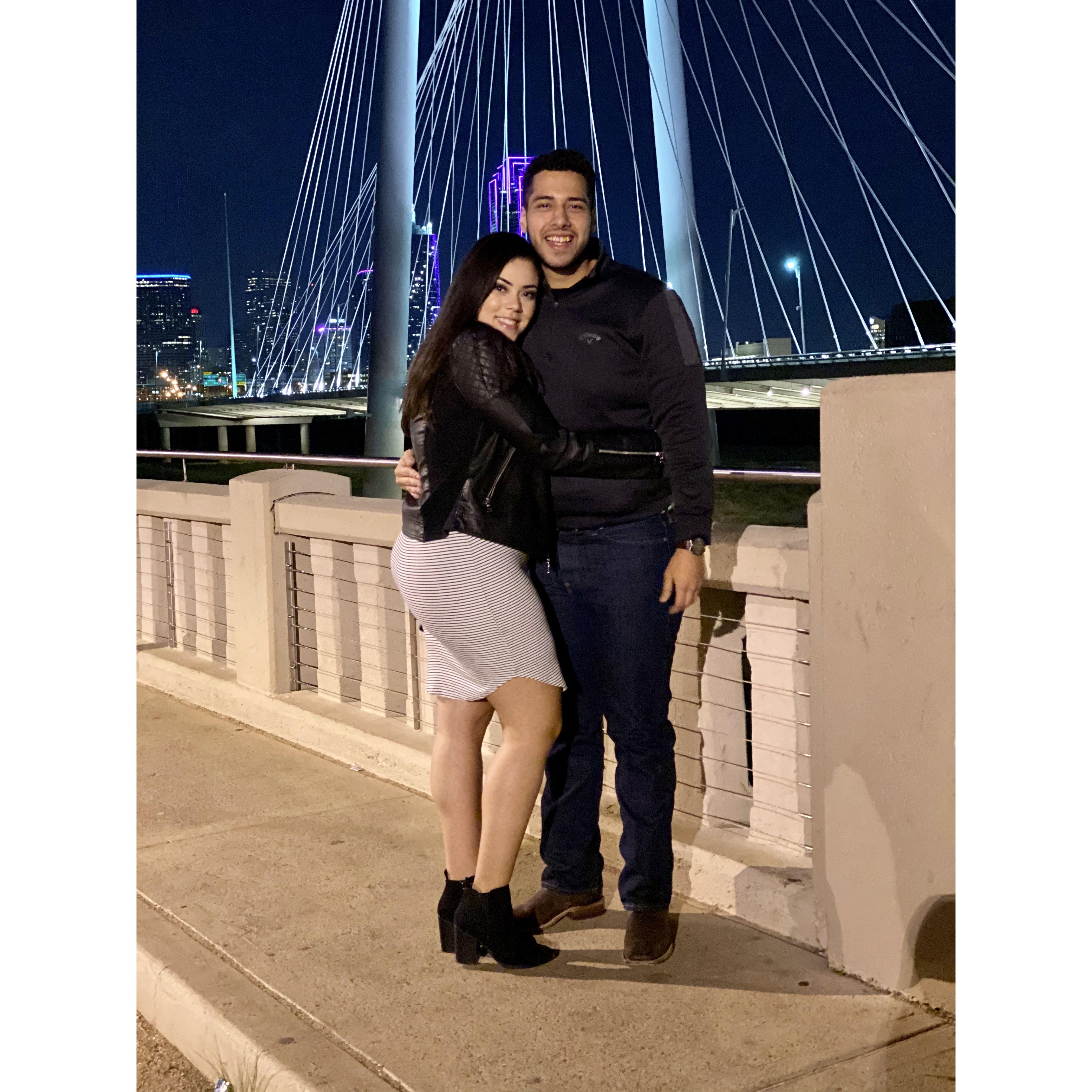 Between five to eight months in, circa 2020, where it all began @ the Margaret Hunthill Bridge in Dallas, Texas!