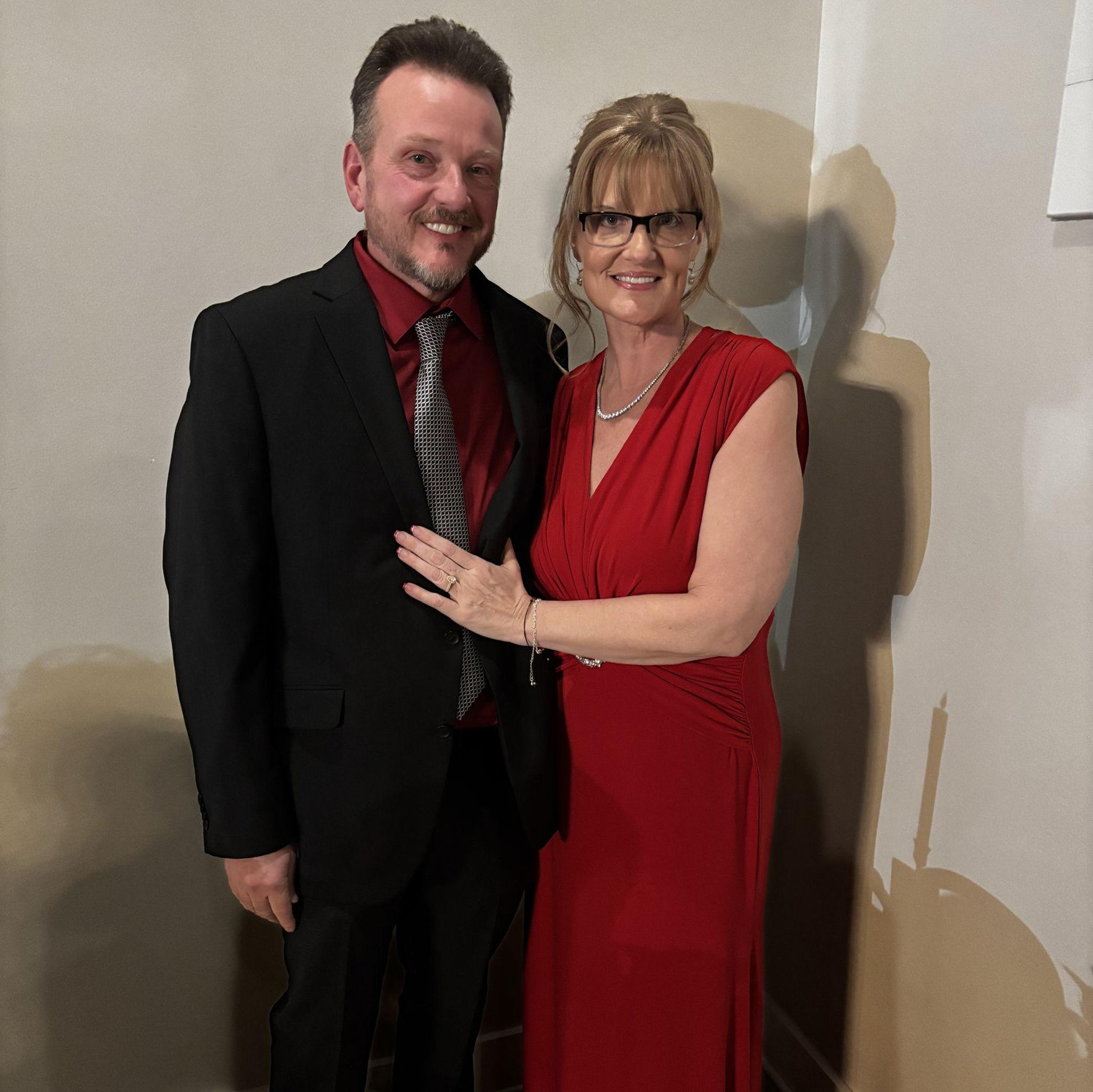 Our first wedding together.
