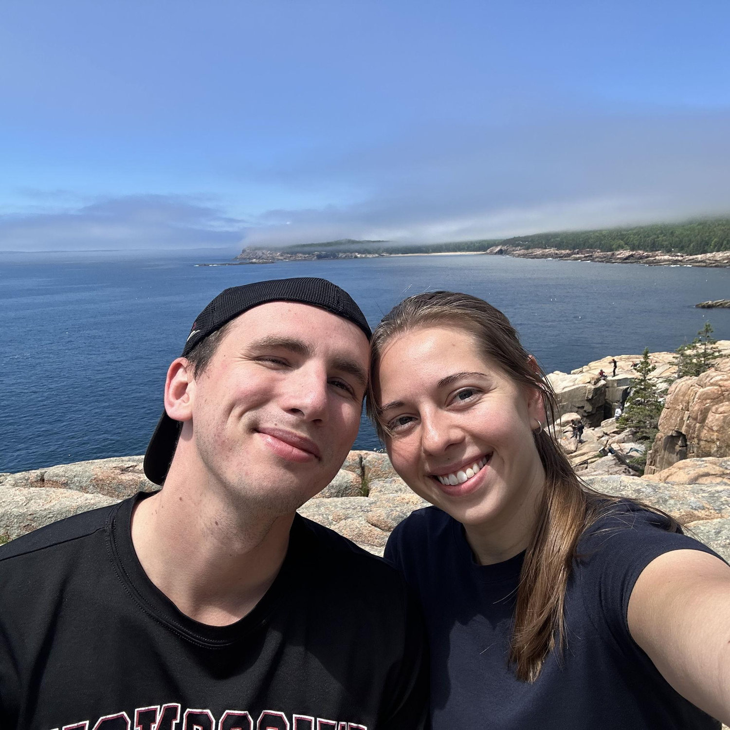 Our hike around Acadia National Park. This was our first trip to a national park together, and definitely won't be our last.