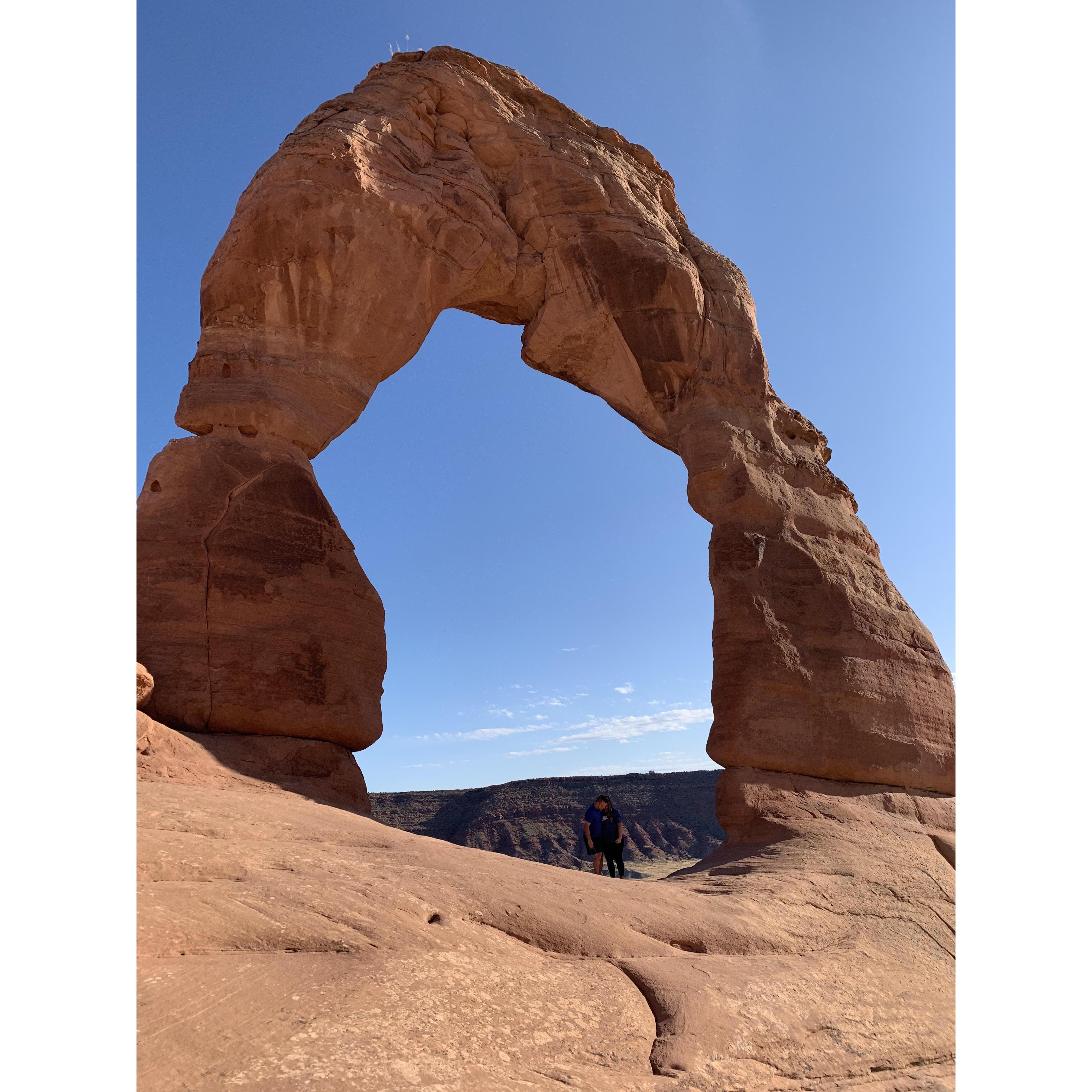 Delicate Arch- where we got engaged