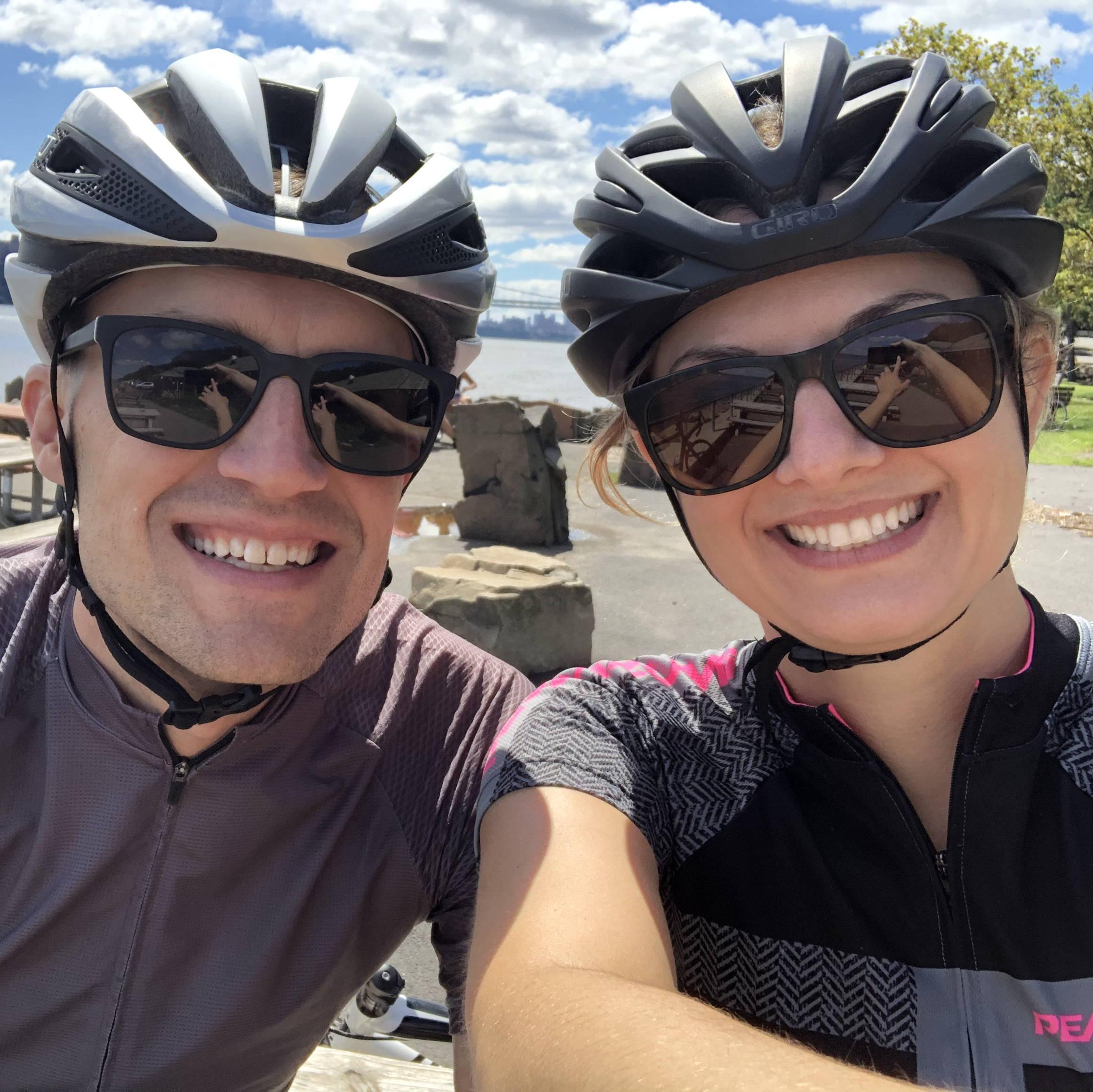 One of many bicycle rides from Brooklyn to the NJ Palisades (typically a 40 mile to 80 mile ride...depending on how we felt that day)