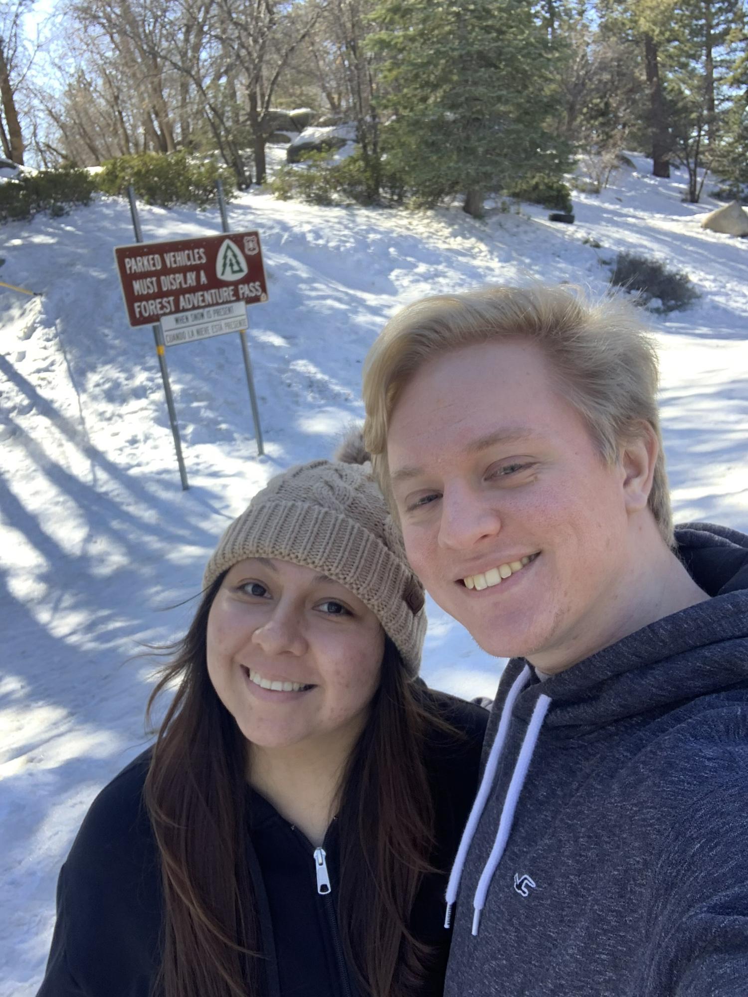 diana’s first time in the snow, 2023