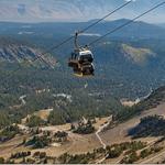 Panaroma Gondola Ride up Mammoth Mountian