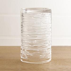 Spin Large Glass Pillar Candle Holder