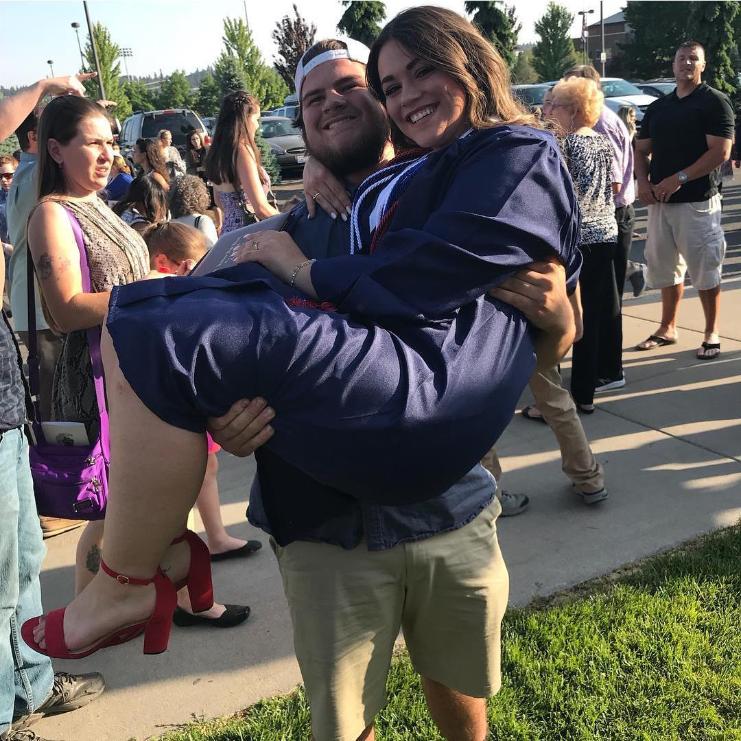 Natalie's high school graduation
