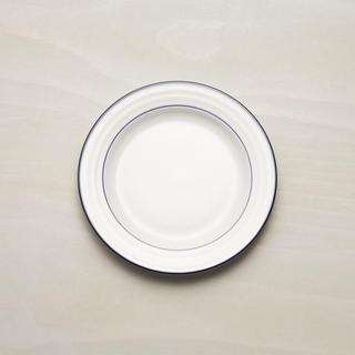 Roulette Blue Band Salad Plate, Set of 4
