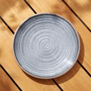 Caprice Grey Melamine Dinner Plate