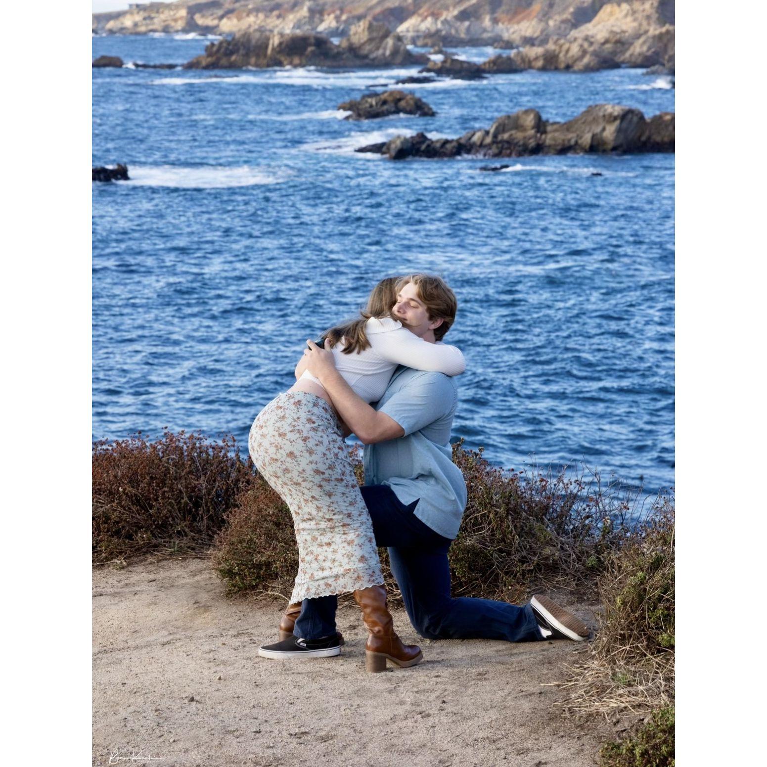 She said "yes!"