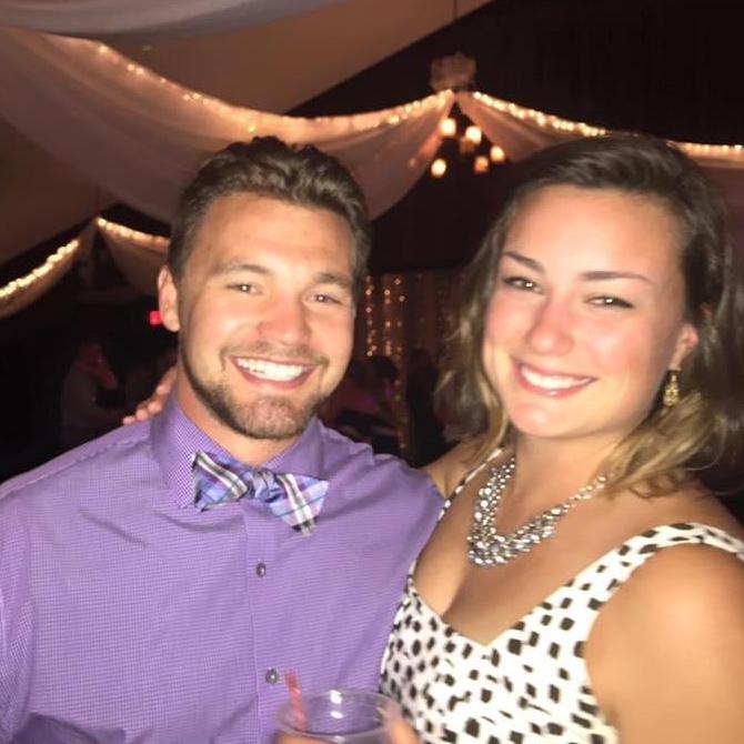 One of the first weddings we attended together! Shout out to Mitch and Natalie Lang!