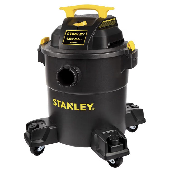 Stanley - SL18116P Wet/Dry Vacuum, 6 Gallon, 4 Horsepower Black
