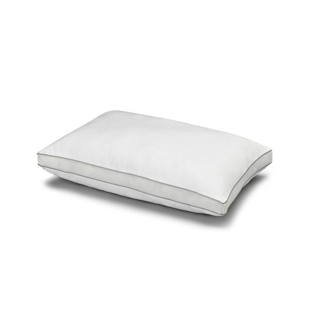 Ella Jayne Cotton Mesh Gusseted Medium Density Pillow, King