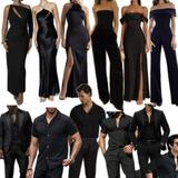 Semi-Formal Black Attire 🖤  Atuendo semi formal negro