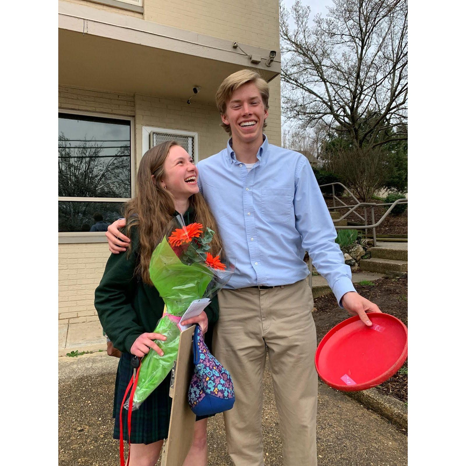 Prom-posal...who knew he'd be asking again three years later!