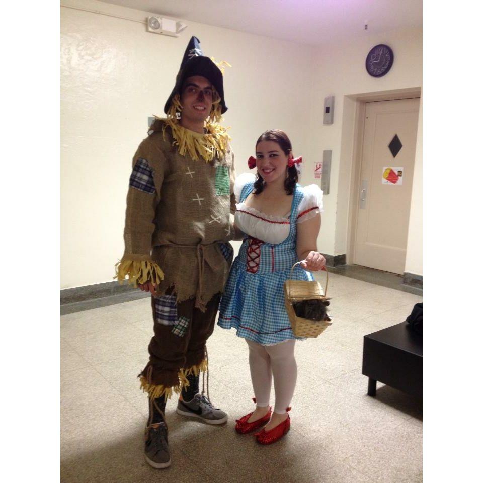 Won the couples costume contest as Dorothy and the Scarecrow