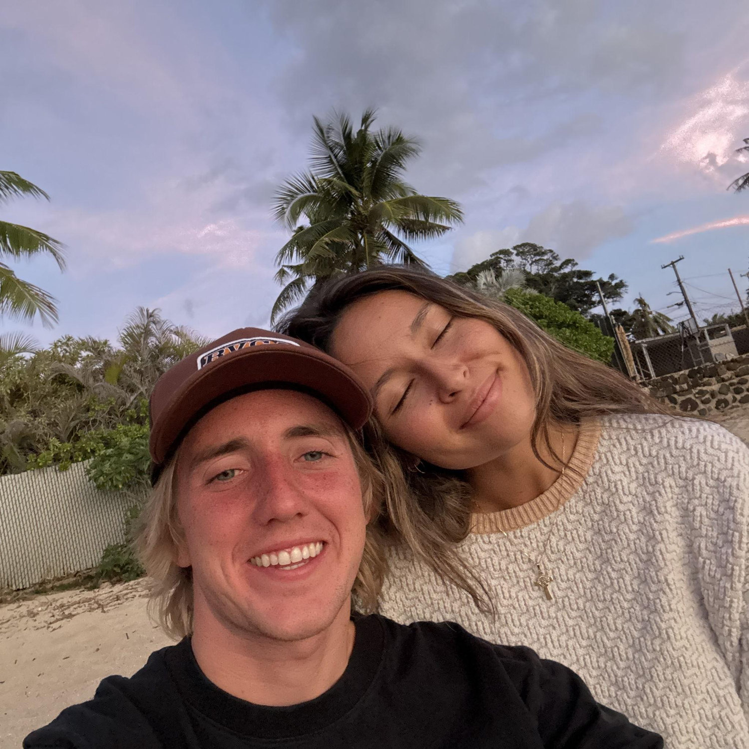Sunset up west! *Matt got a little burnt*