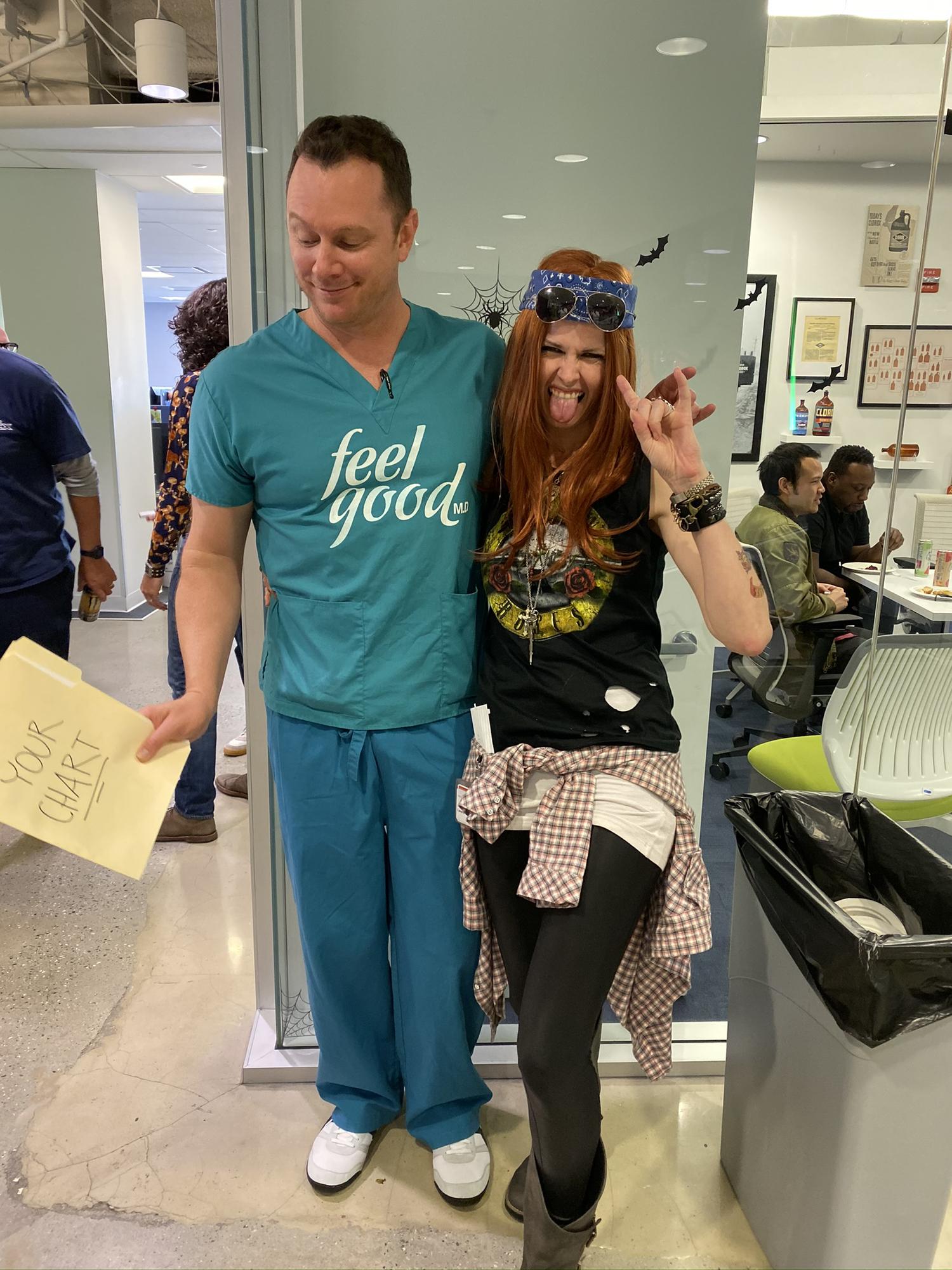 These costumes were not planned.