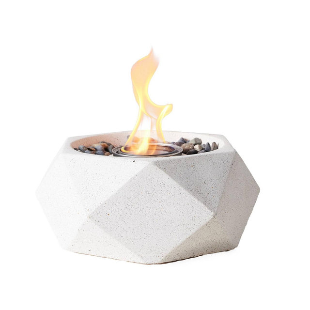 Solo Stove Geo Tabletop Firebowl - White