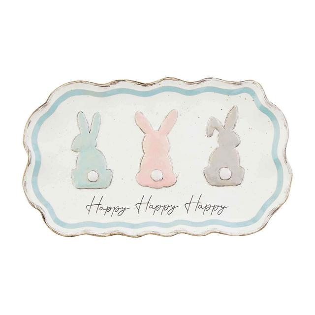 Bunny Trio Serving Platter