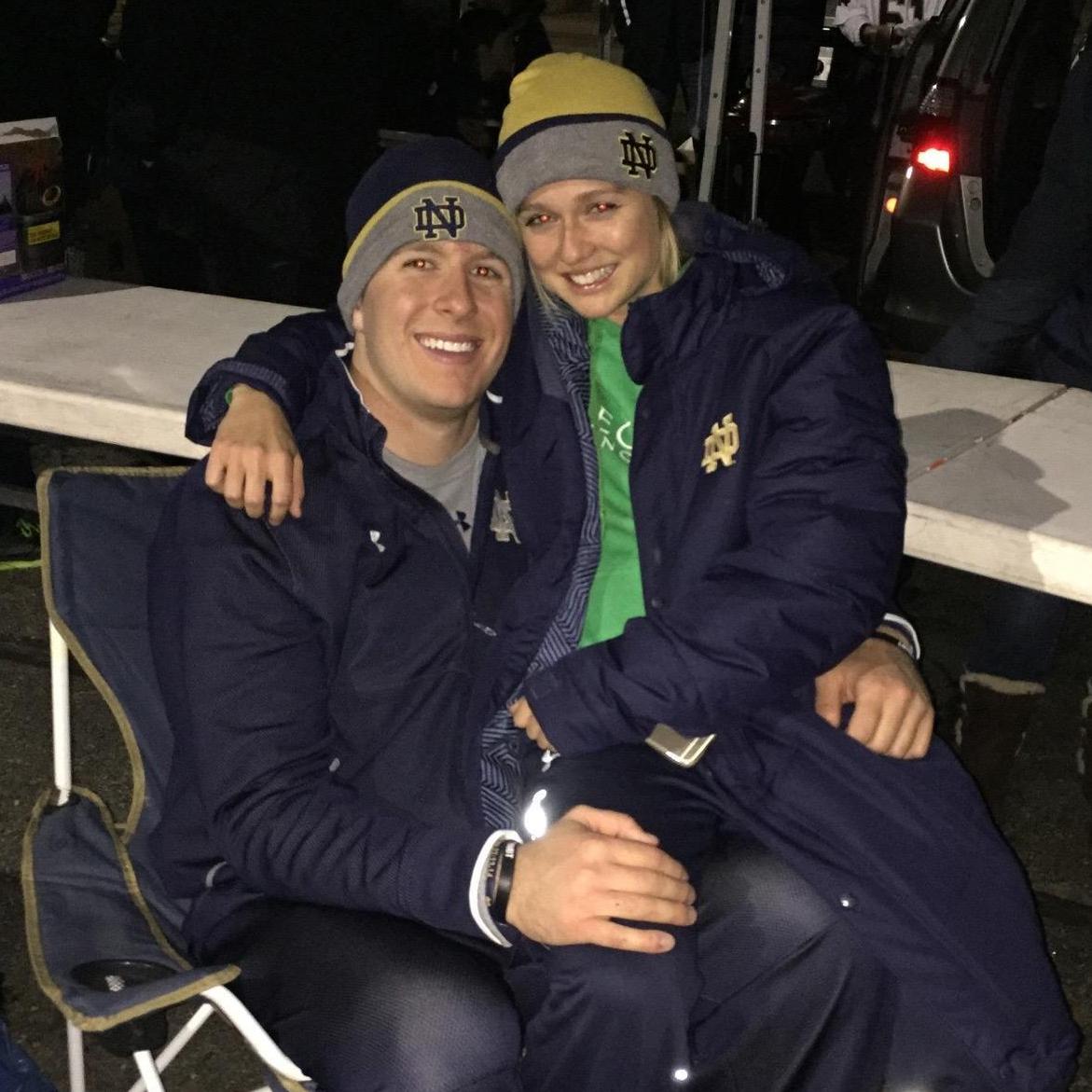 Getting more comfortable at family tailgates ;)