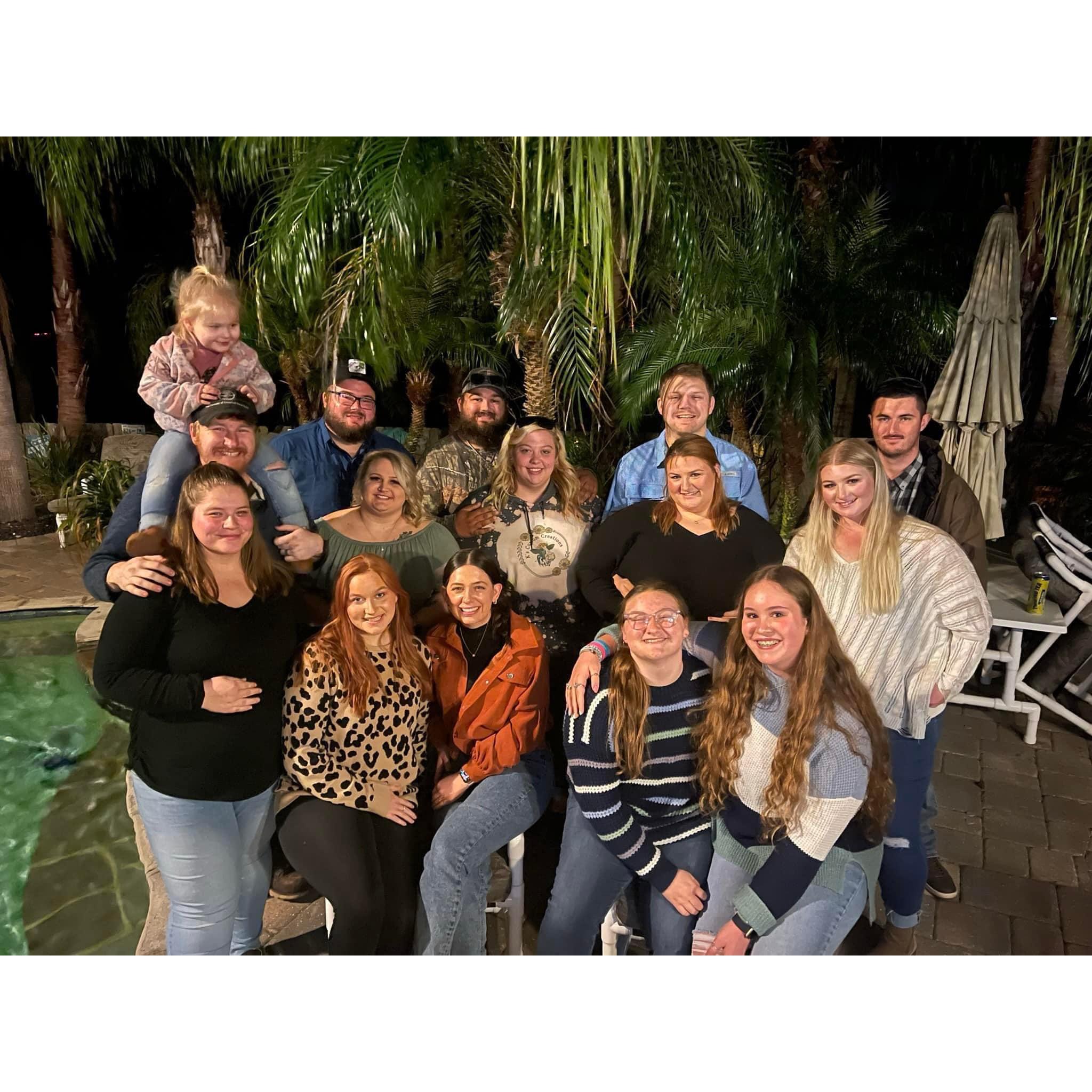 Family Christmas paty at the YAYAs