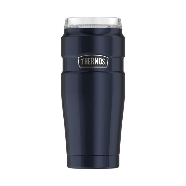 Thermos Stainless King 20-Ounce Travel Tumbler with 360 Drink Lid,  Stainless Steel & Thermos Stainless King Can Insulator with 360 Degree  Drink Lid, Stainless Steel 