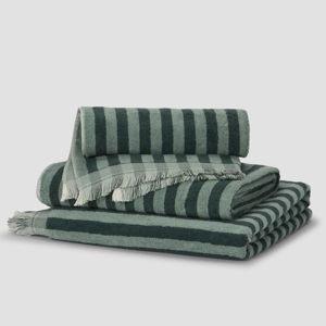 Beach Towels | Pine Green Pembroke Stripe