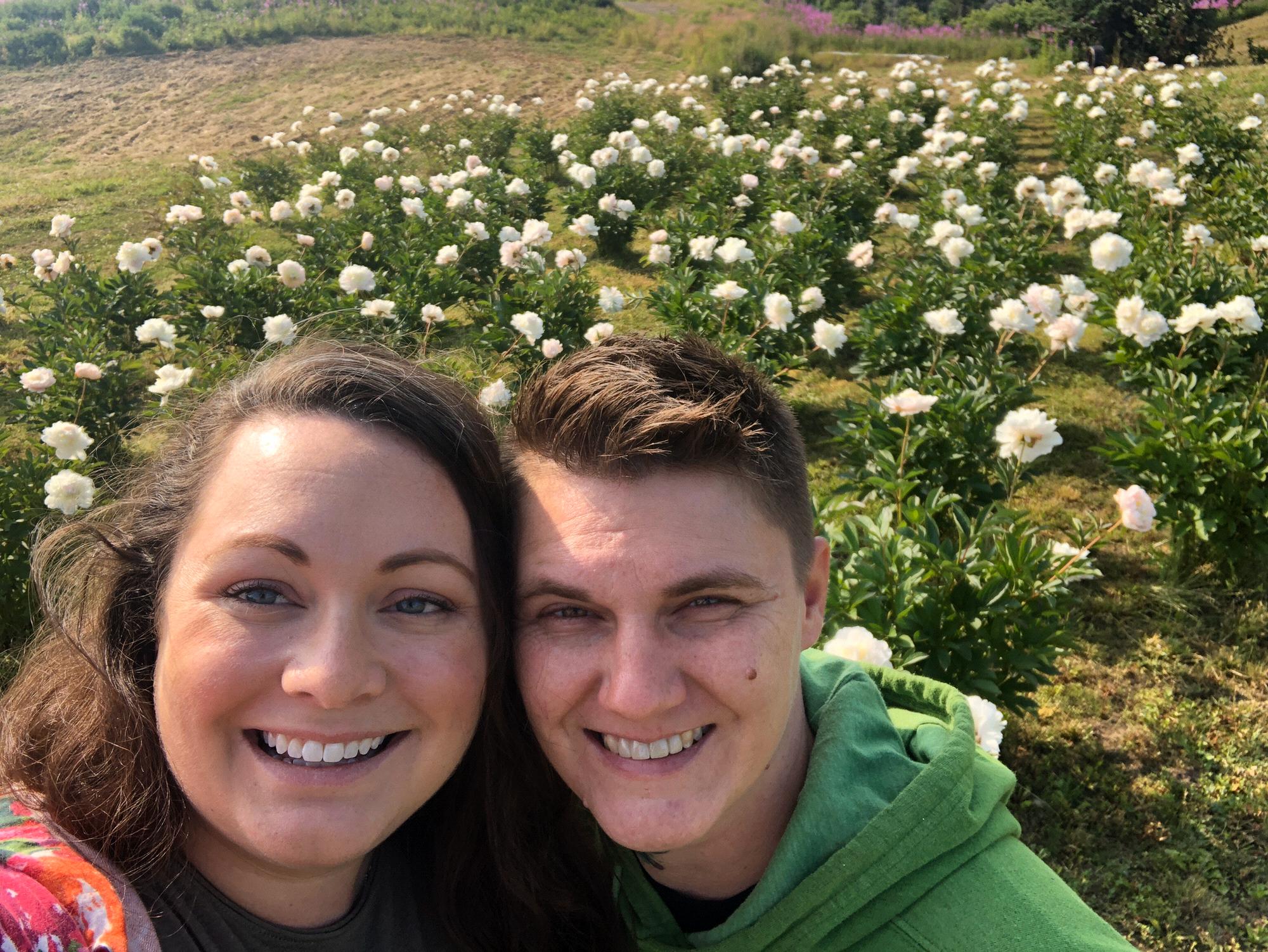 Peony fields in Alaska, July 2019!