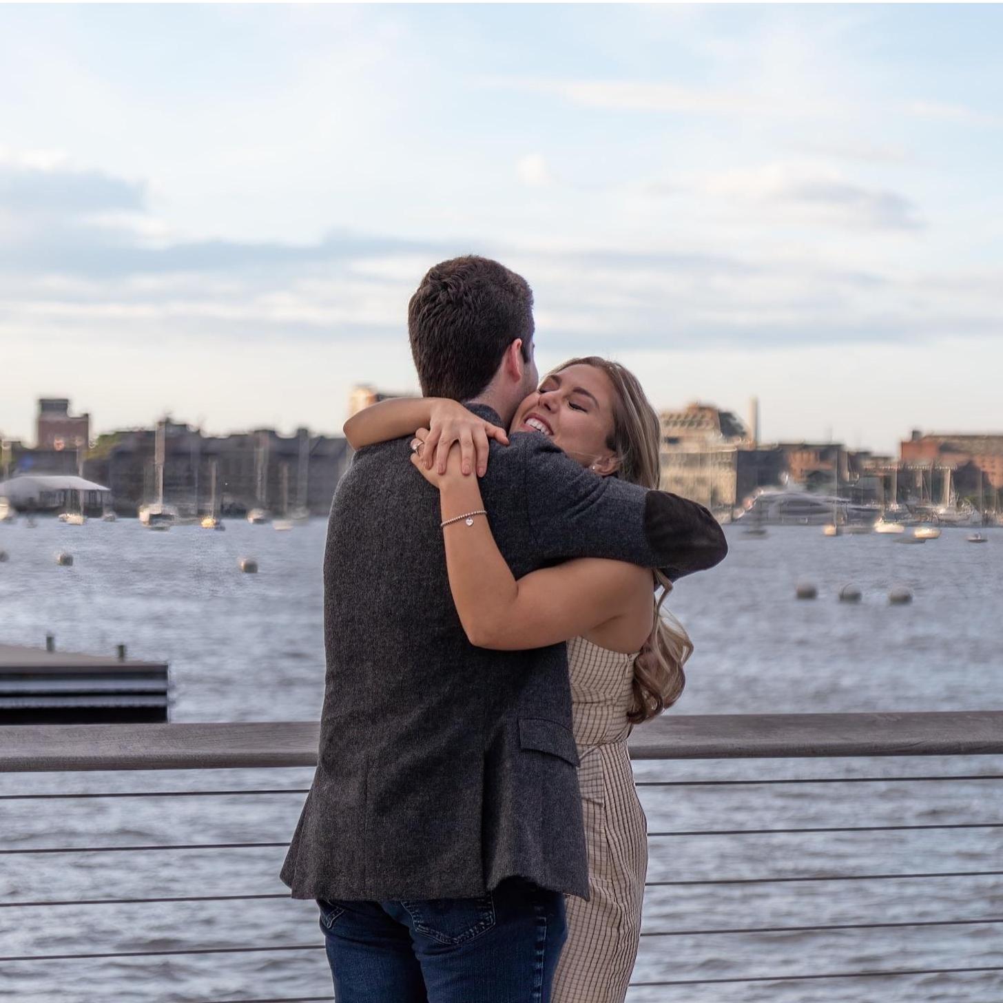 Julia's sister and maid of honor, Emily, captured the moment perfectly!