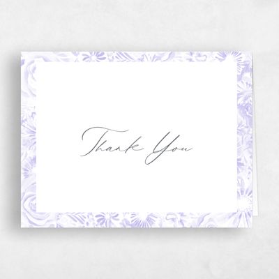 Purple Wedding Thank You - Hallberg Landscape