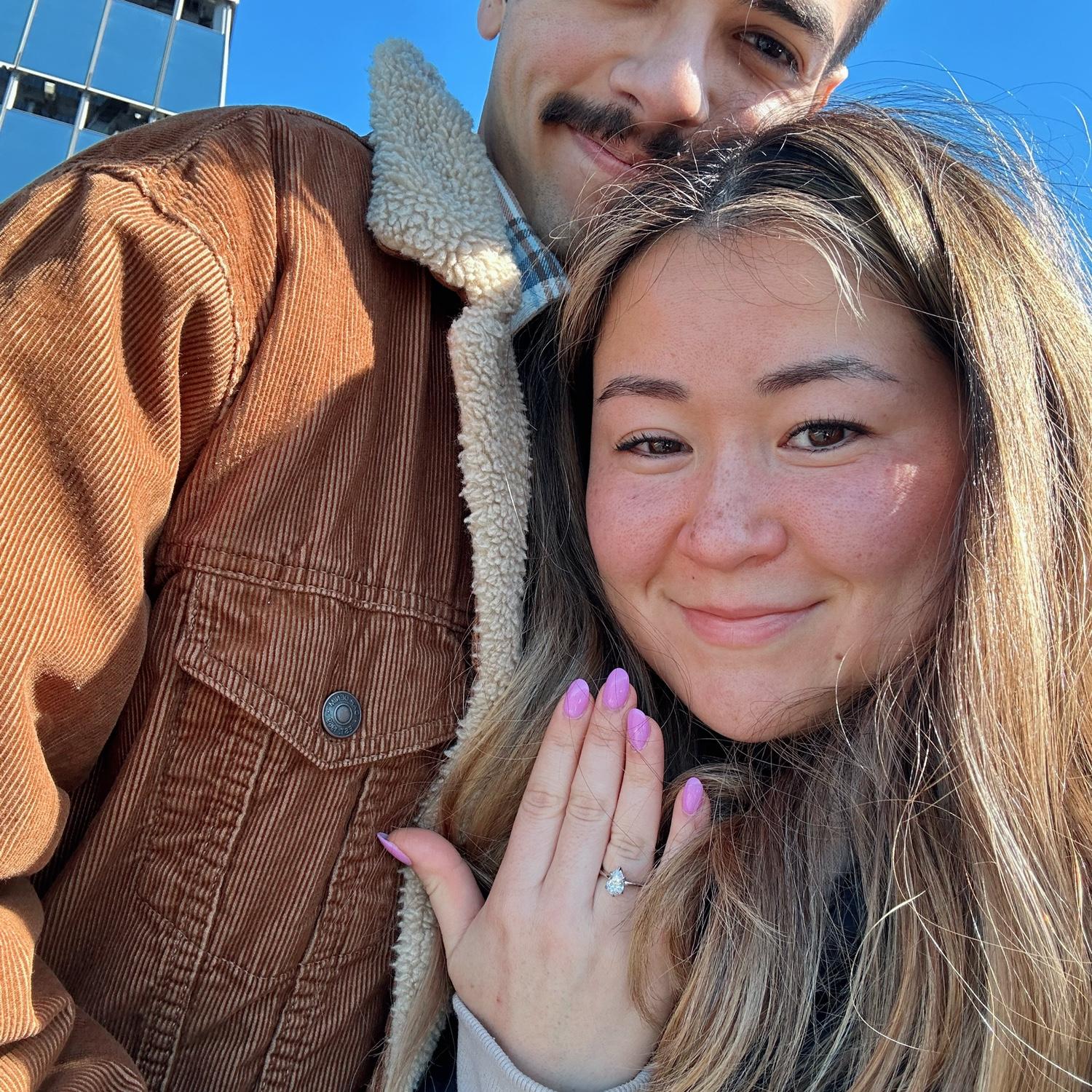 Our amazing and extravagant engagement in NYC!