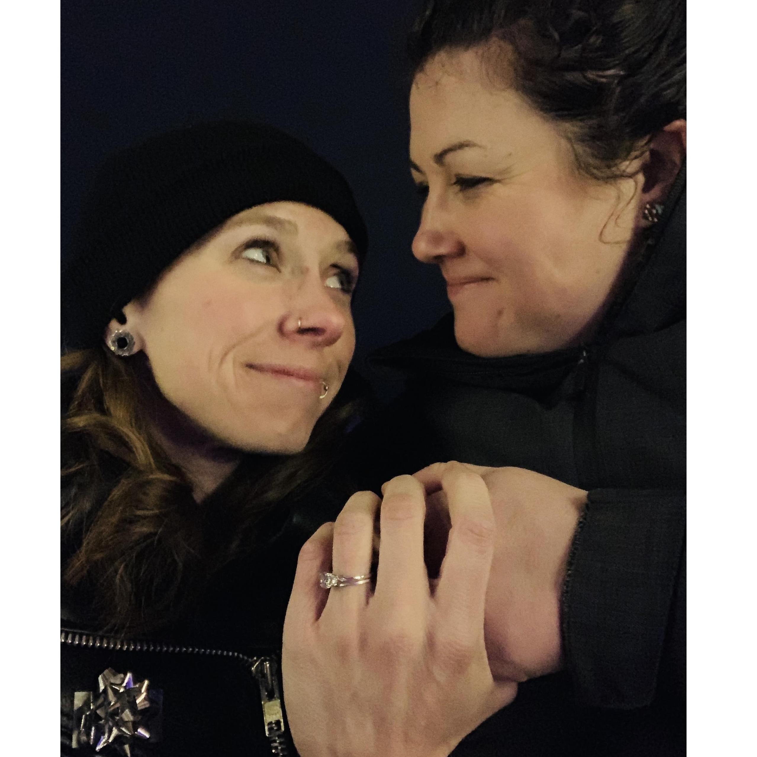 Chelle said Yes!