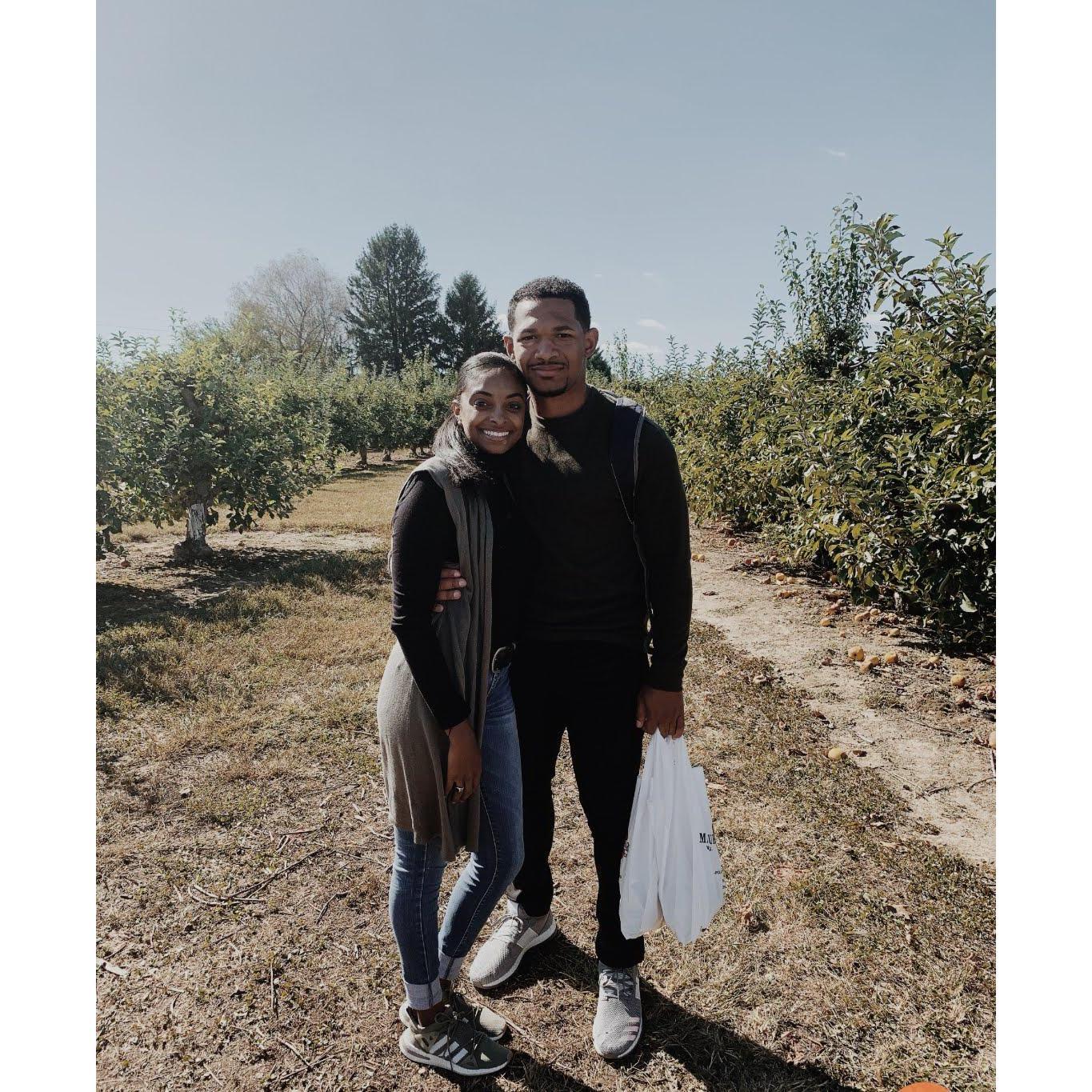 1st time apple picking