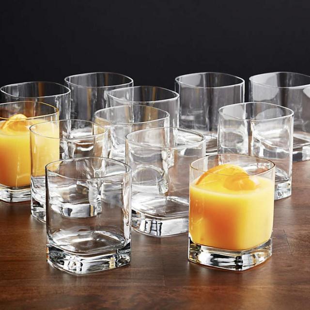 Strauss Double Old-Fashioned Glasses, Set of 12