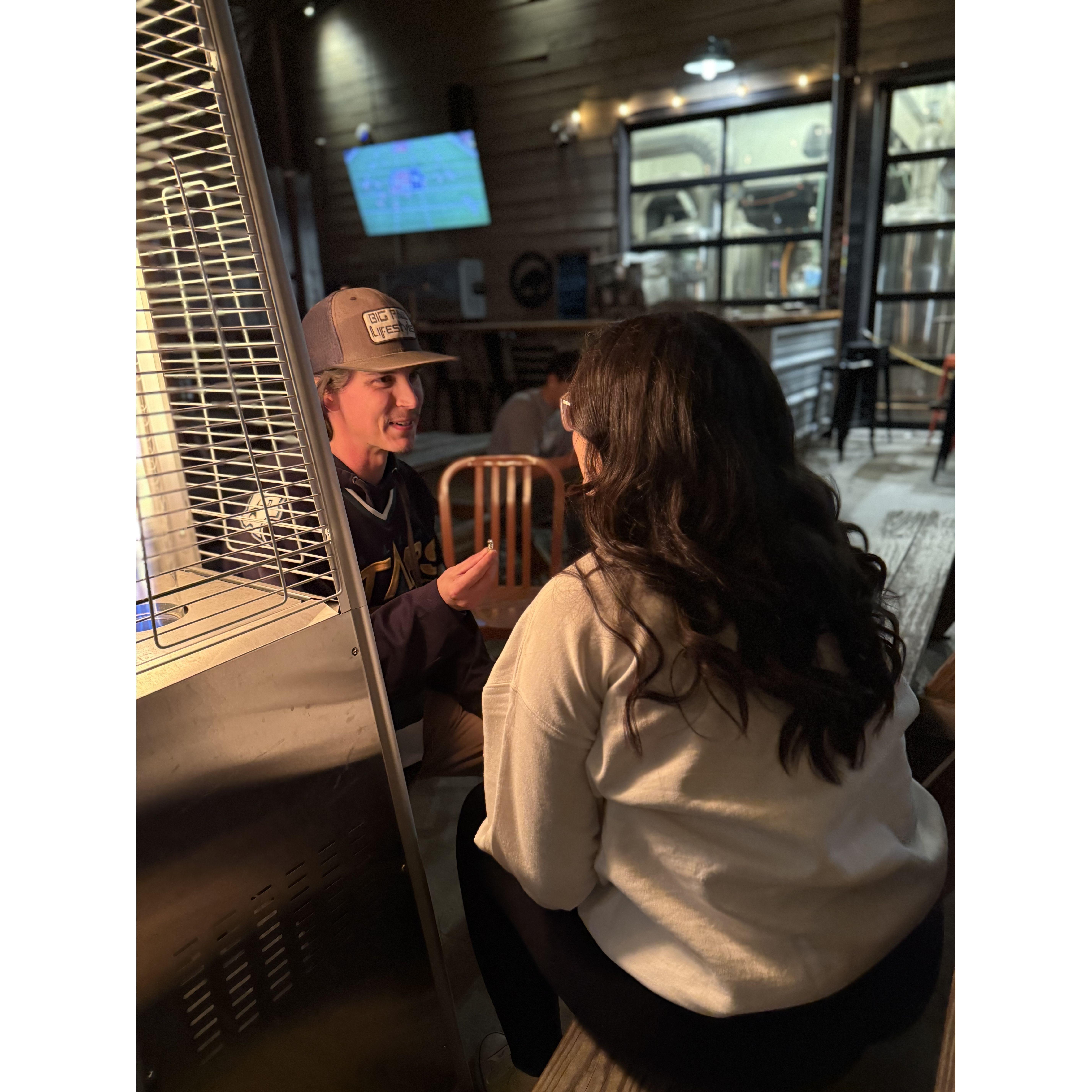 The day Tyler Proposed