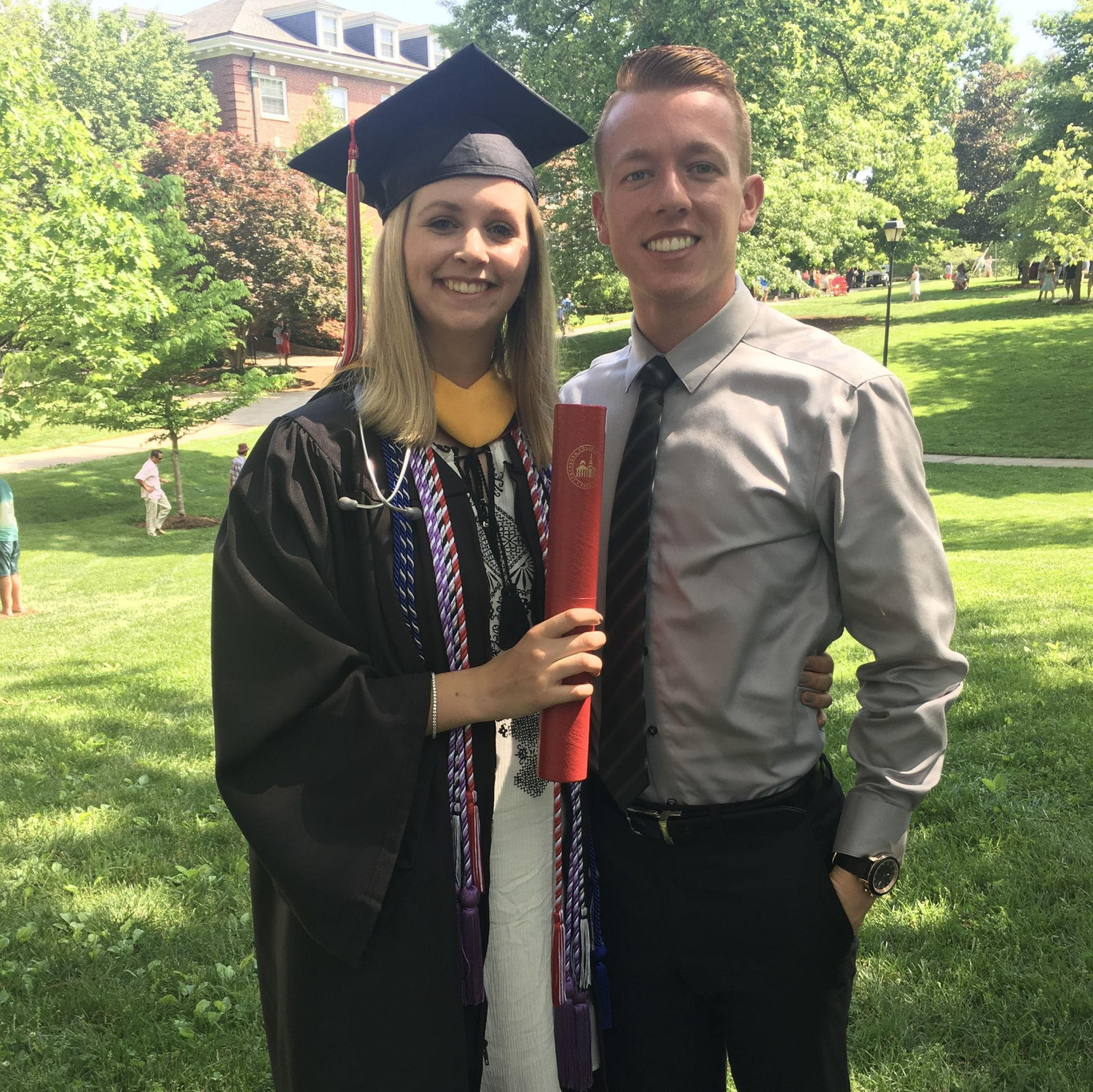 Amy's college graduation 2018