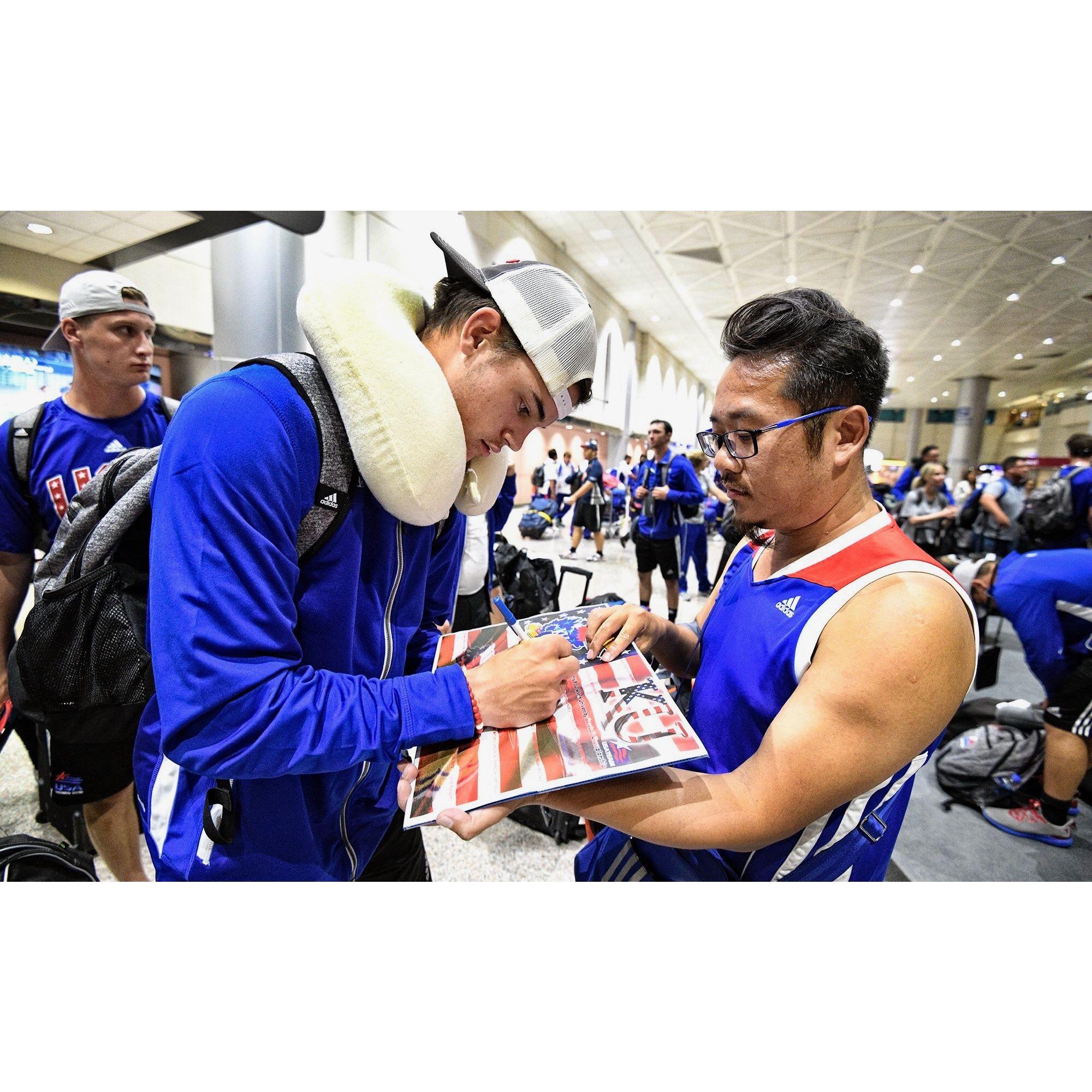 6/14/2018: I found this photo on Twitter of B in Taiwan as I was cheering B on from the USA!