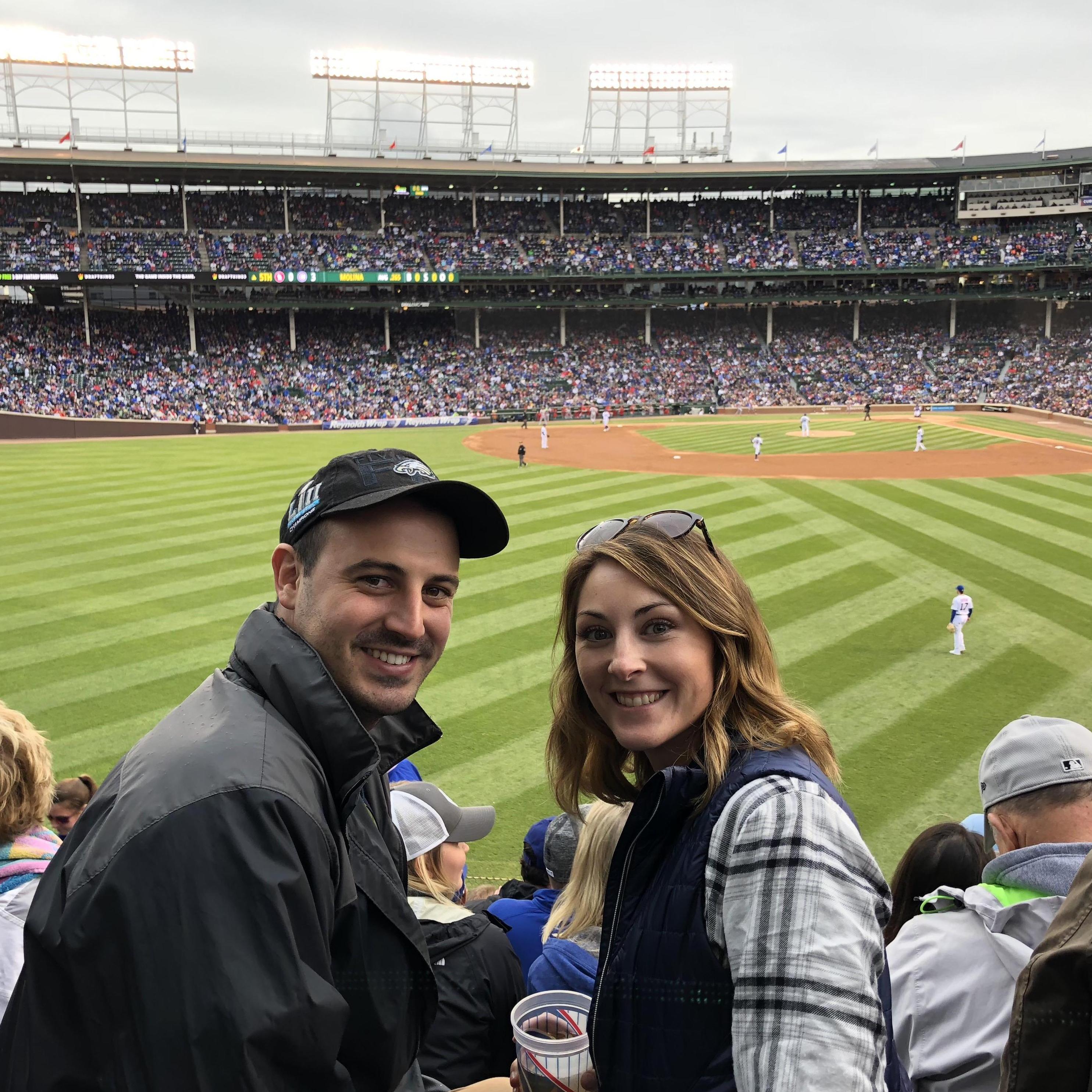 Wrigley Bleachers. Go Cubs, Go!
