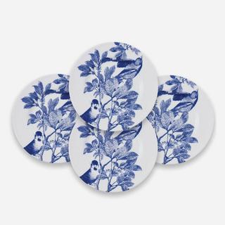 Arbor Blue Birds Dessert/Salad Plates Set of 4