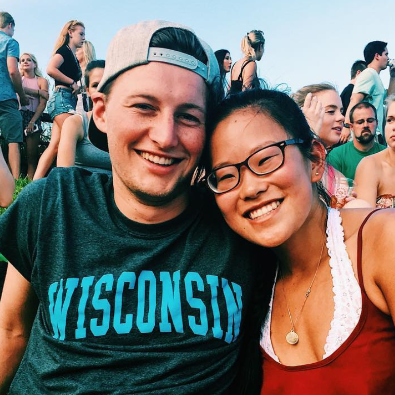 Our first time at Summerfest in Milwaukee together!