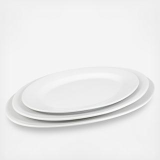 3-Piece Oval Serving Platter Set