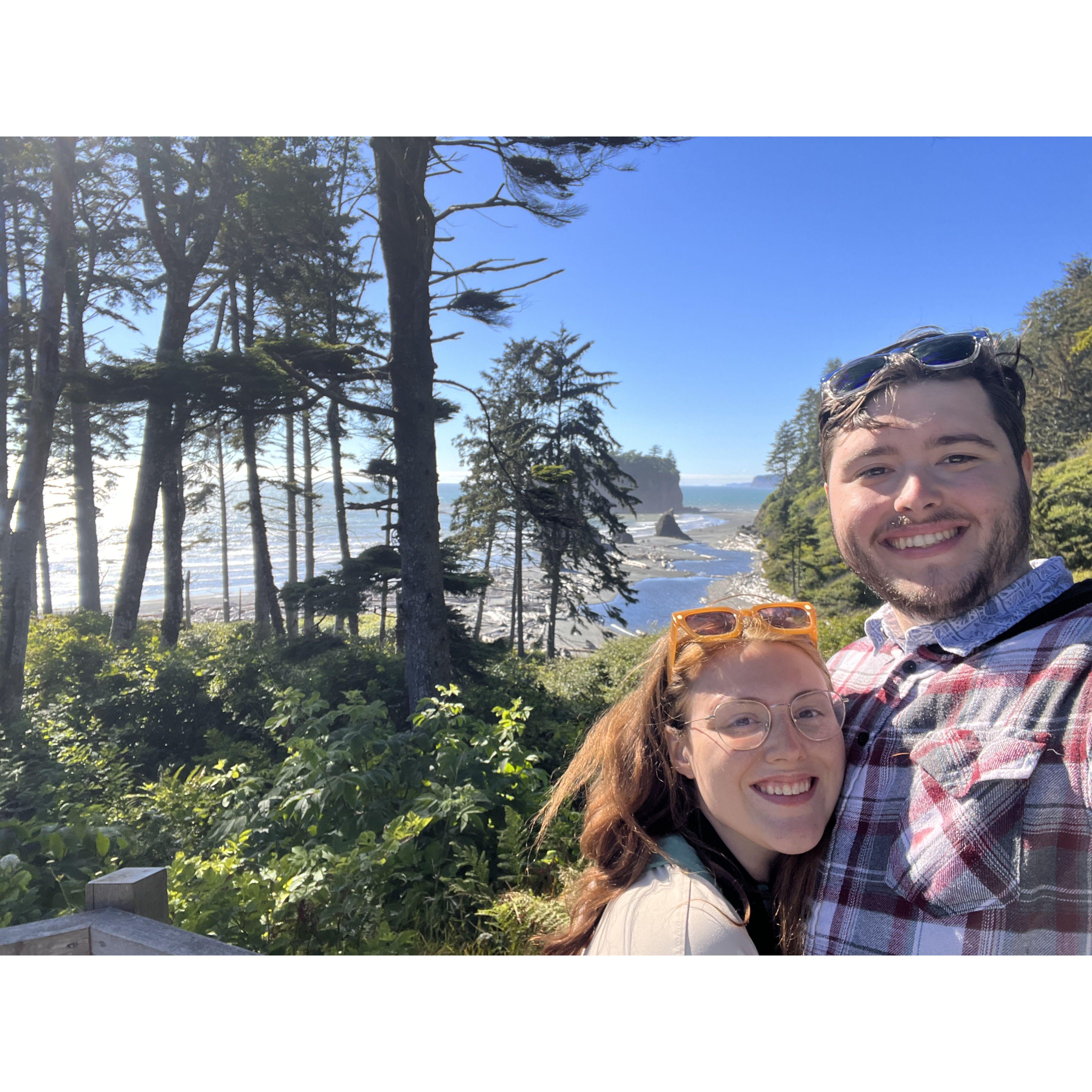 Had to stop at Ruby Beach to see the waves