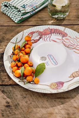 Nathalie Lete Melamine Chip & Dip Platter