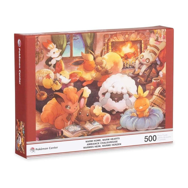 Pokémon Center: Warm Home, Warm Hearts Puzzle (500 Pieces)